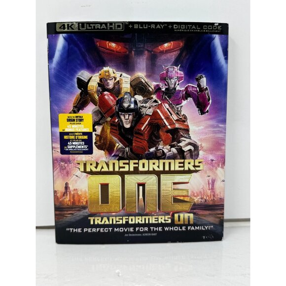 Transformers One (4K UHD Blu-ray) Kids Cartoon Brand New and Sealed!!! - Picture 2 of 3